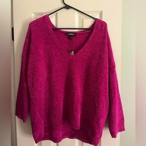 Hot pink Express sweater; new with tags!